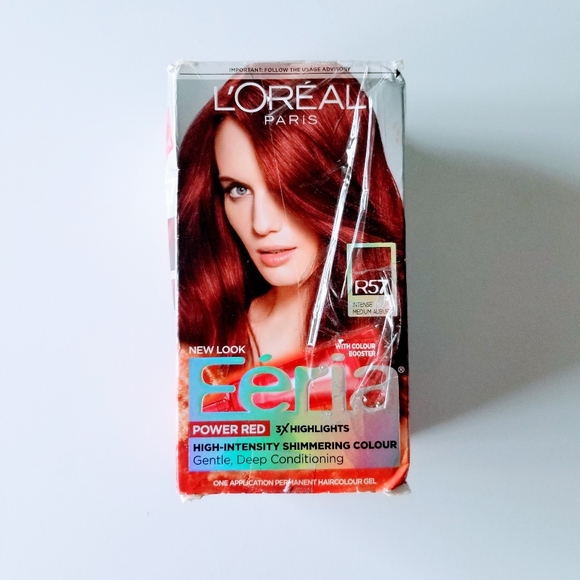 L'Oreal Hair Loreal Feria R57 Cherry Crush Intense Med Auburn